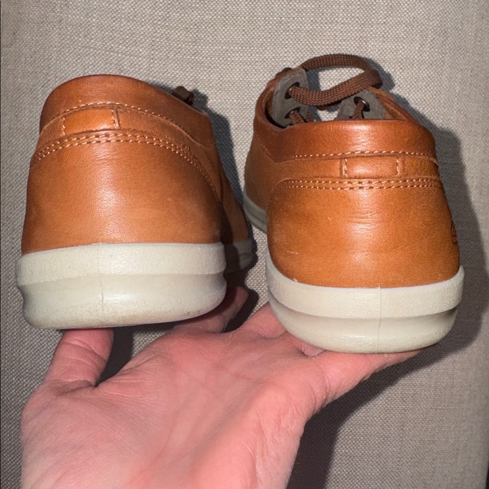 Keen Lorelei Tan Leather Woman’s Size 8.5 Shoes - Picture 11 of 11